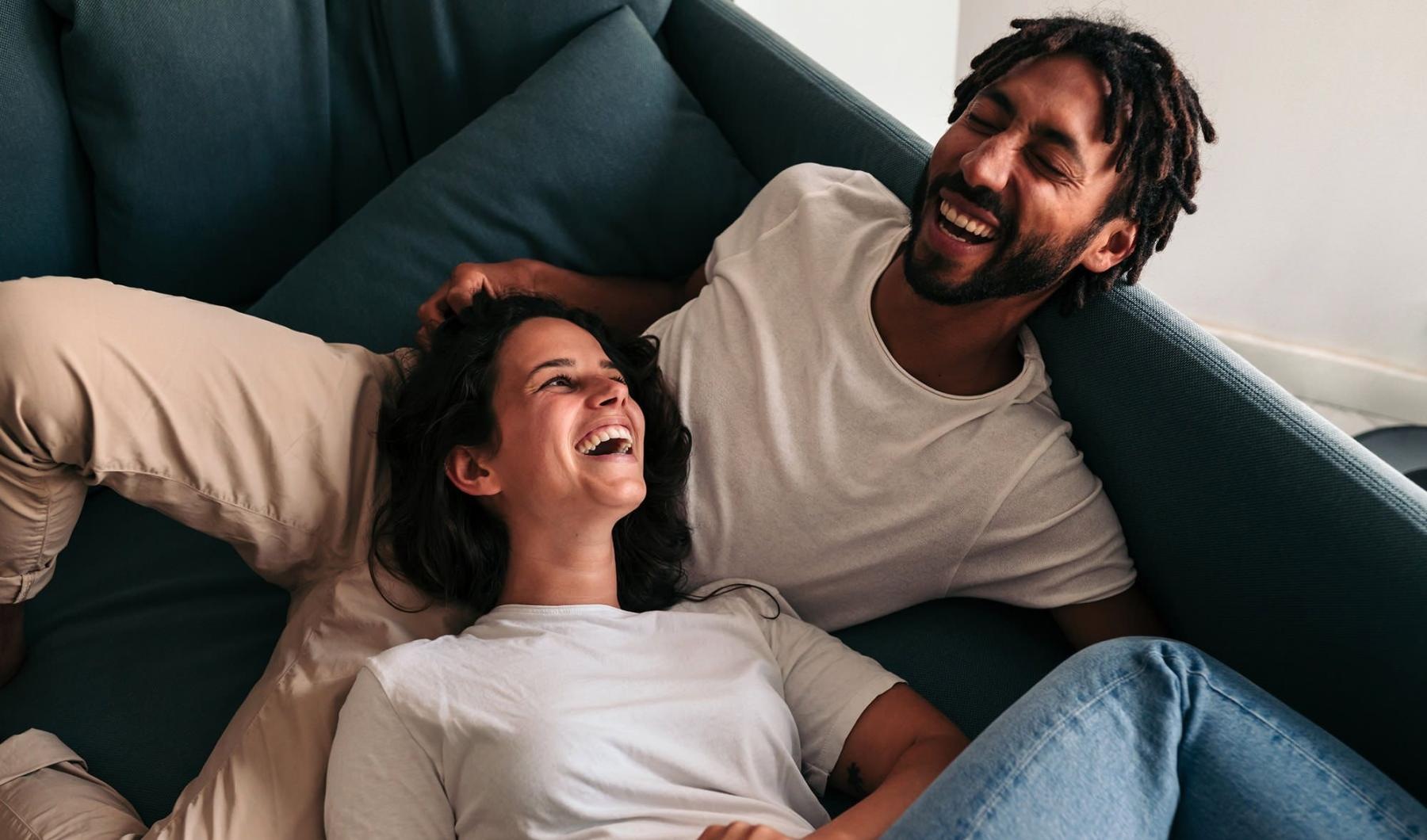 Find your perfect fit at Haven Hills at Fox Run a man and woman laughing