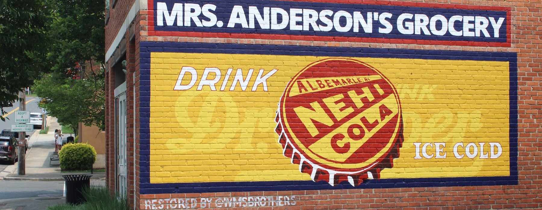 a sign on a building